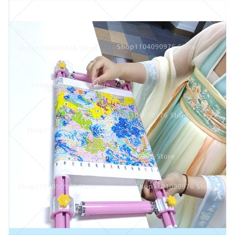 Embroidery Xpress - Asta scorrevole a quattro slot colorata