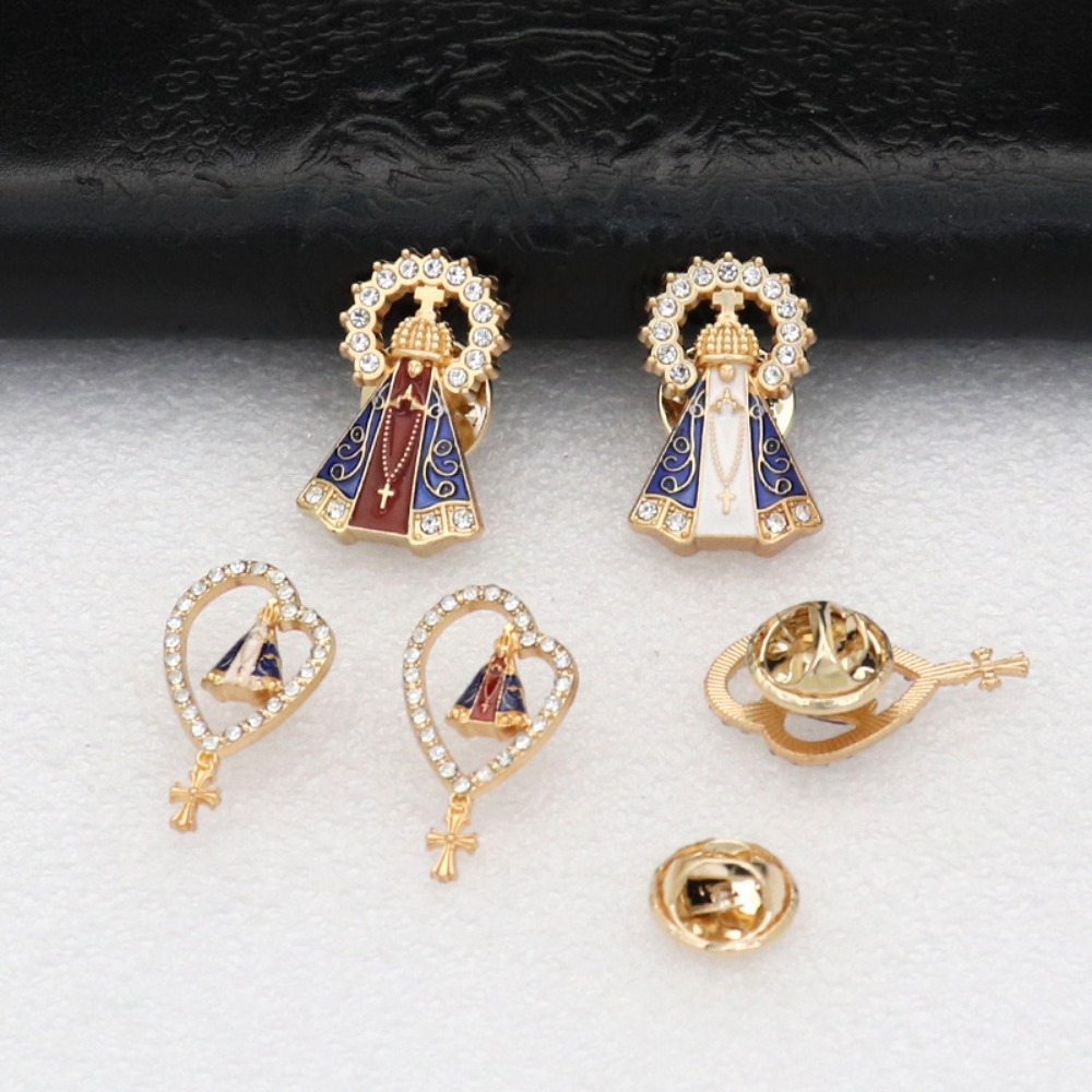 Embroidery Icon - Set di 4/16/32 Spille da Bavero