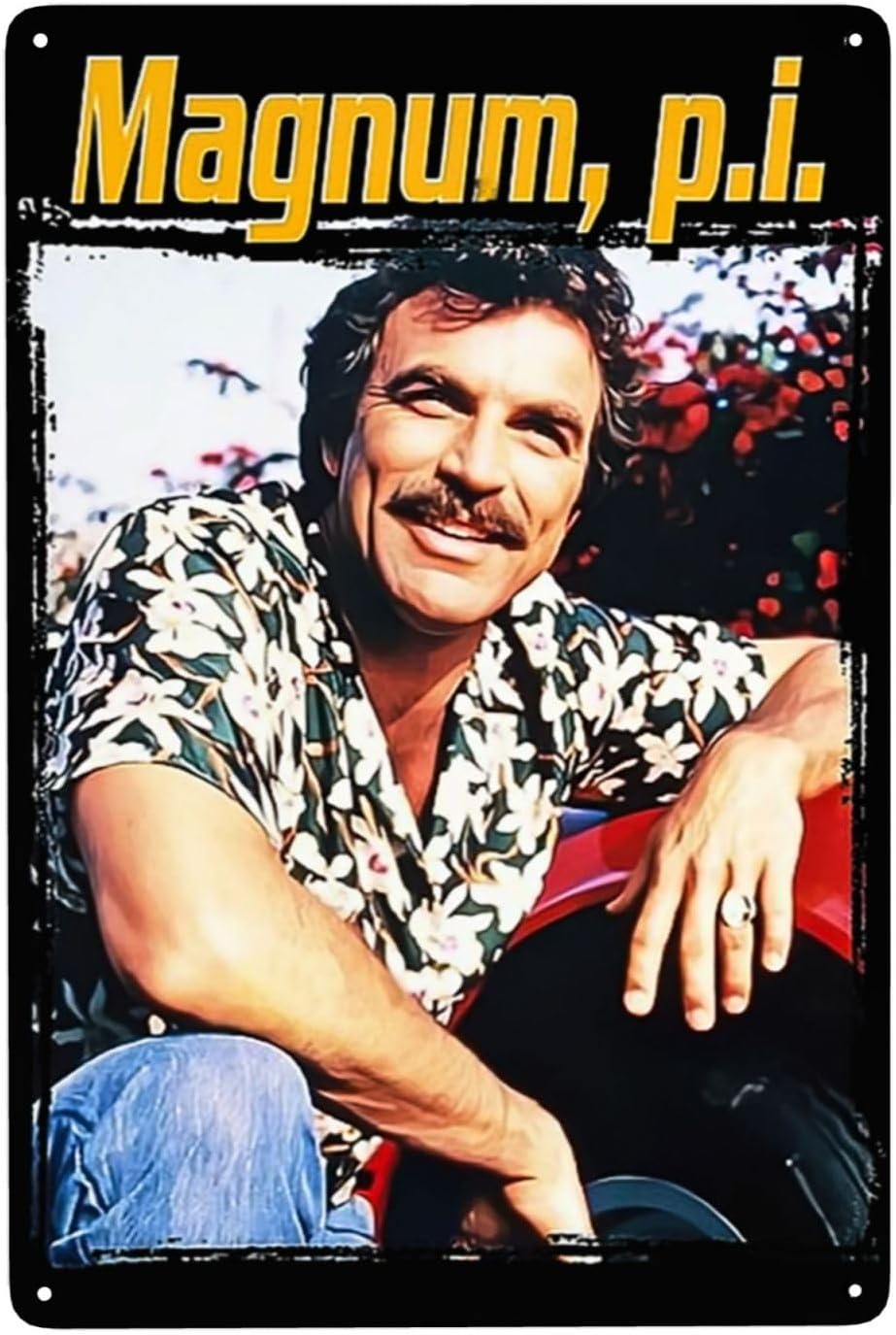 Embroidery Water - CASOWAT Tom Actor Selleck Targa in