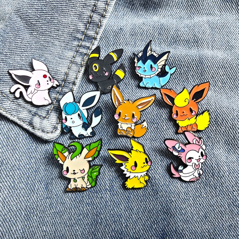 Embroidery Textile - Set di 9 Spille Anime Elf