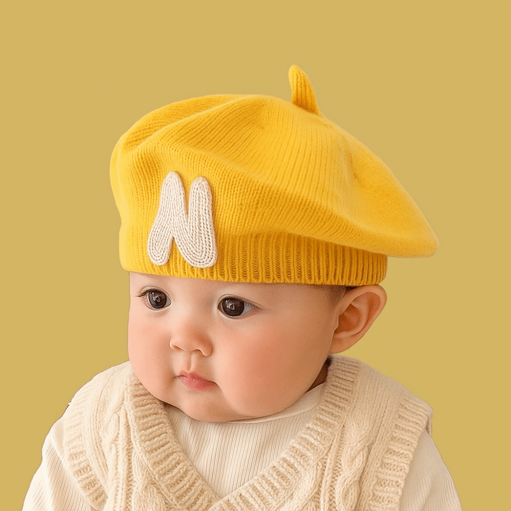 Embroidery Letter N - Nuovo cappello berretto da bambino con