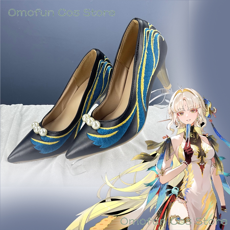 Embroidery Shoes - Scarpe da cosplay Wuwa Suisui Wuthering
