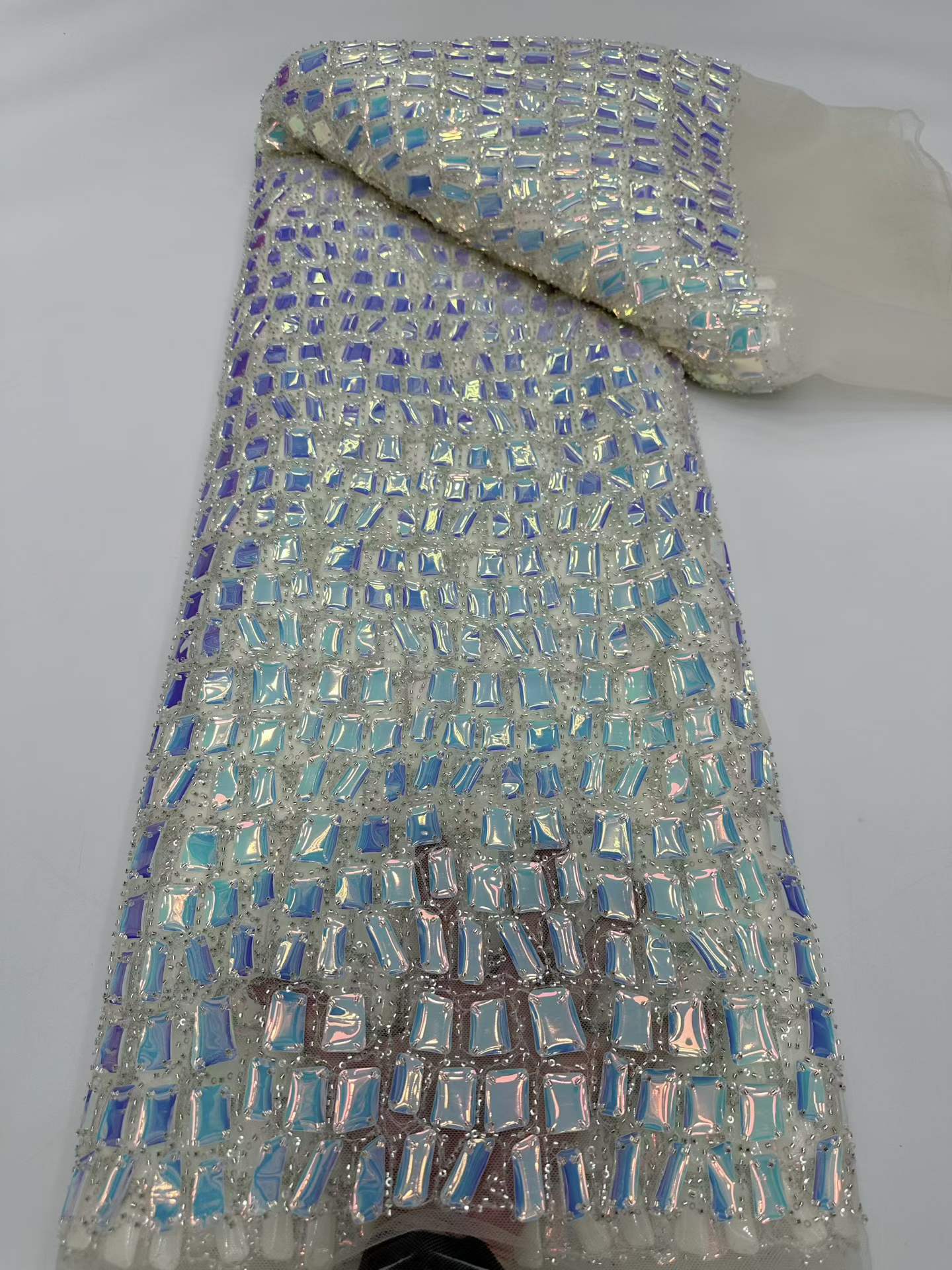 Embroidery Net Dress - 5 Iarde Nuovo Arrivo Vendita Calda