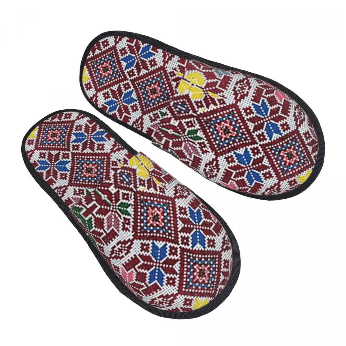 Embroidery Shoes - Pantofole Tradizionali Palestinesi Tatreez con Ricamo