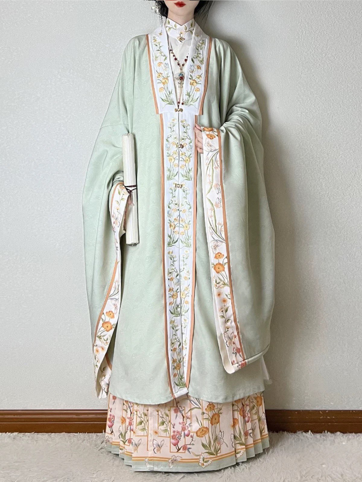 Embroidery Horse - Completo Hanfu Dinastia Ming per Donne,