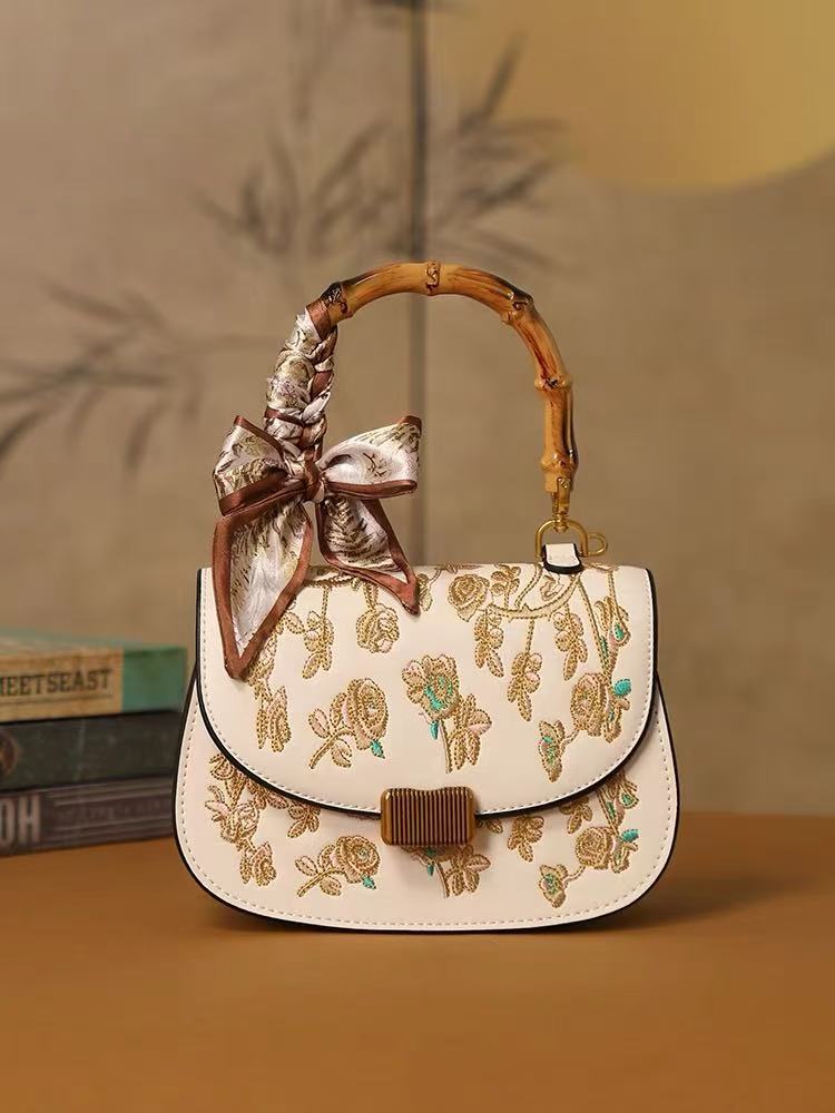 Embroidery Texture - Borsa da Donna di Alta Qualità