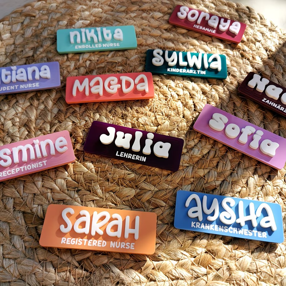 Spille Personalizzate con Nome - Embroidery Texture recensione e prezzo