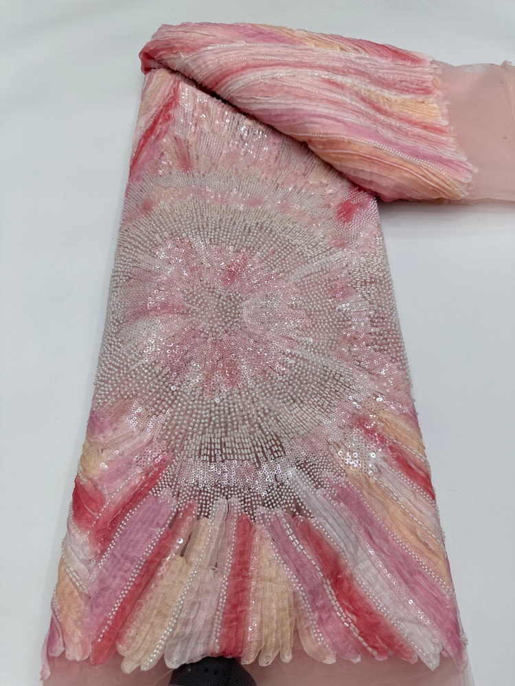 5 Iarde di Tessuto in Pizzo Ri - Embroidery Net Dress recensione e prezzo