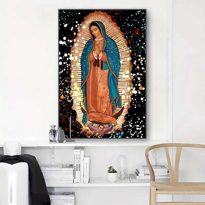 Retro Lady of Guadalupe 5D pit - Embroidery Icon recensione e prezzo