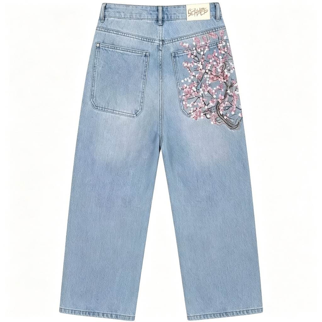 Jeans a Vita Alta e Gamba Larg - Embroidery Jeans Sakura recensione e prezzo