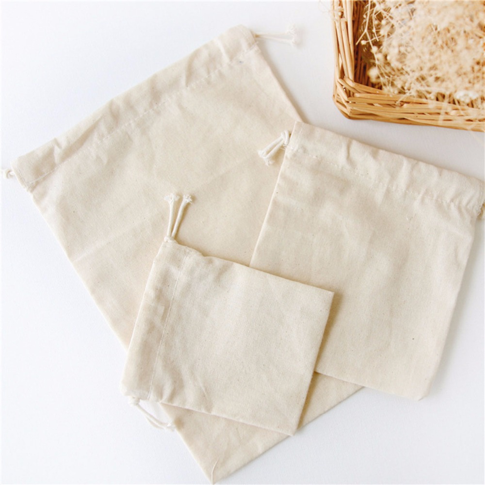 Bianco puro Cotone Lino Sacche - Linen Fabric Natural recensione e prezzo