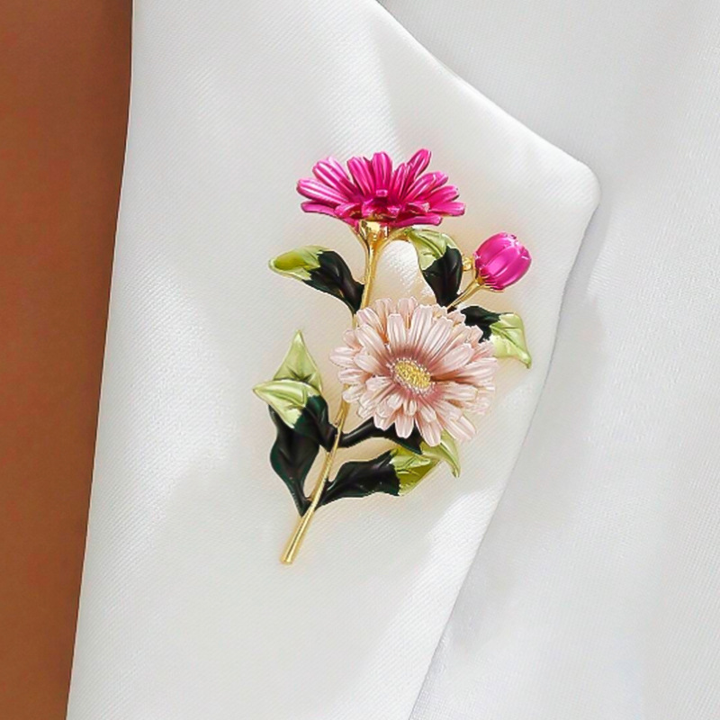 Spilla a fiore alla moda dipin - Embroidery Icon recensione e prezzo