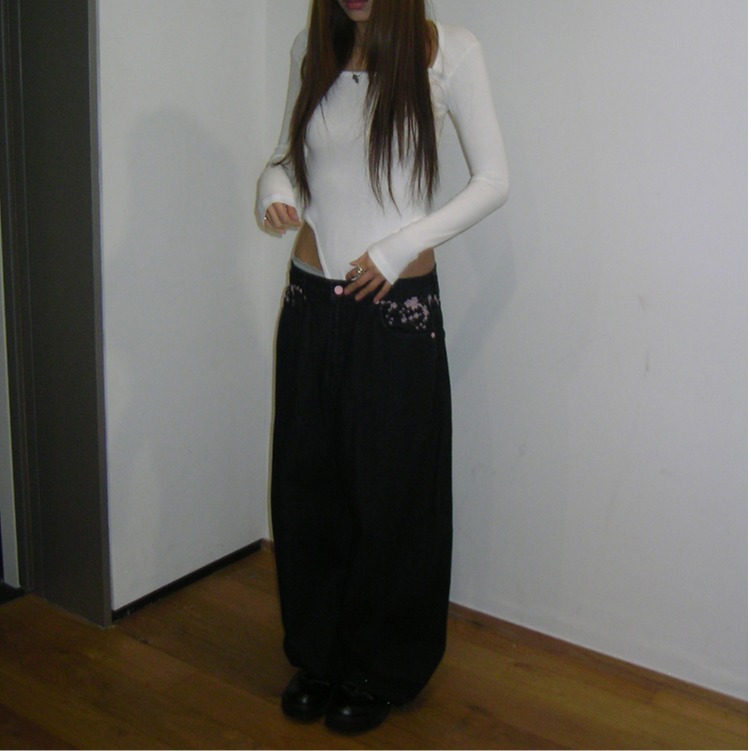 Jeans a Vita Alta con Ricamo S - Embroidery Jeans Sakura recensione e prezzo