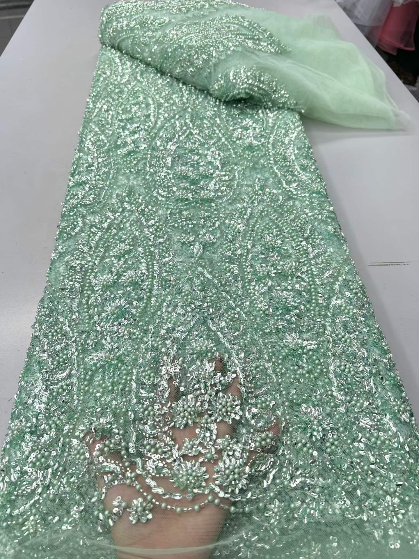 Tessuto di Alta Qualità con Pe - Embroidery Net Dress recensione e prezzo