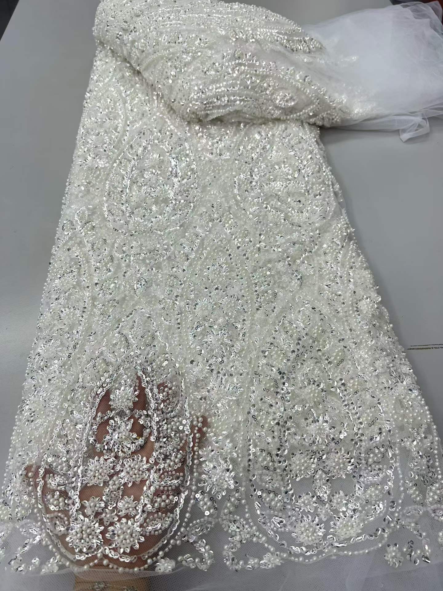 Tessuto di Alta Qualità con Pe - Embroidery Net Dress recensione e prezzo