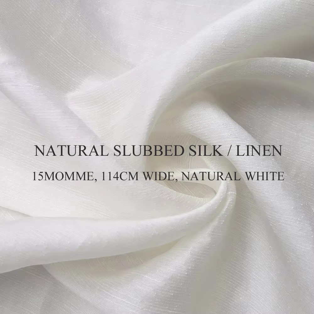 Tessuto in Seta di Gelso e Lin - Linen Fabric Natural recensione e prezzo