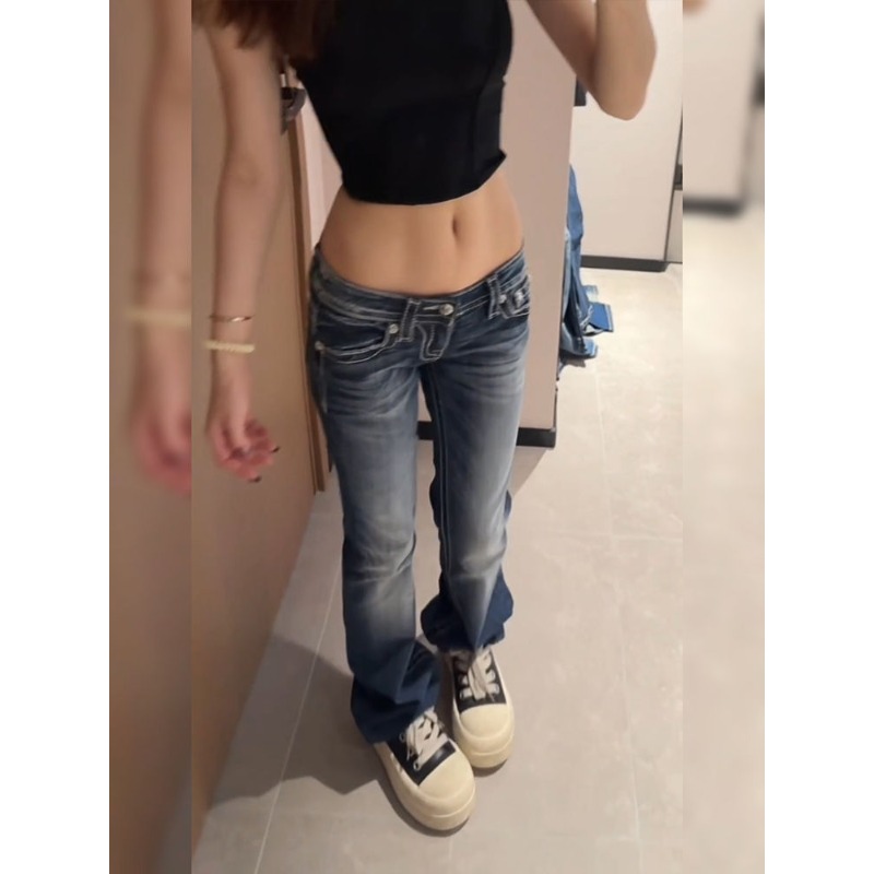 Jeans da Donna Y2K Gotici con  - Embroidery Jeans Sakura recensione e prezzo
