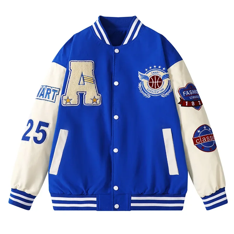 Giacca bomber da baseball coll - Embroidery Letter N recensione e prezzo