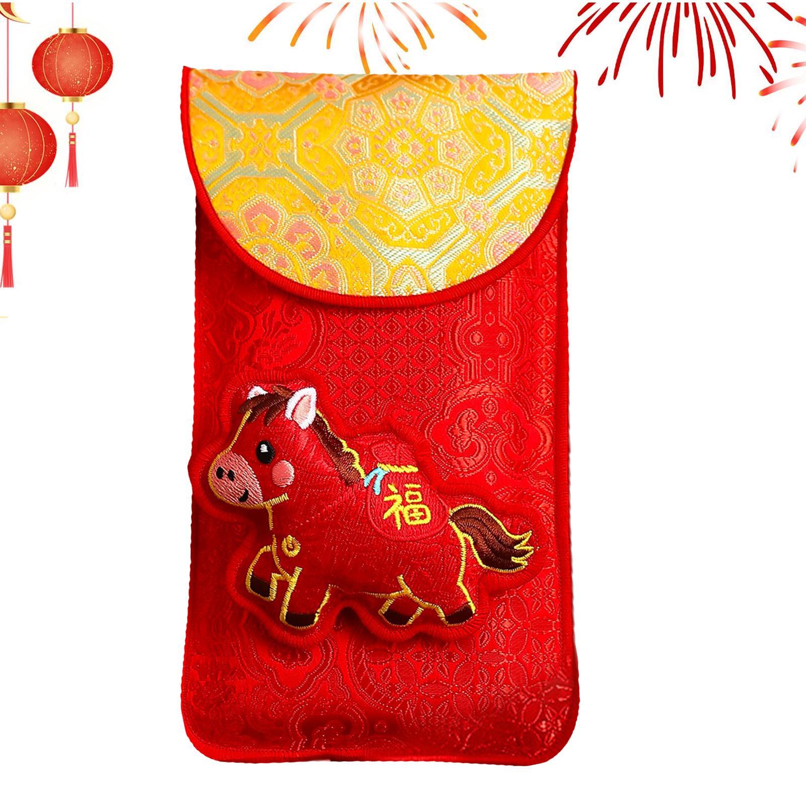 Busta rossa in tessuto ricamat - Embroidery Horse recensione e prezzo