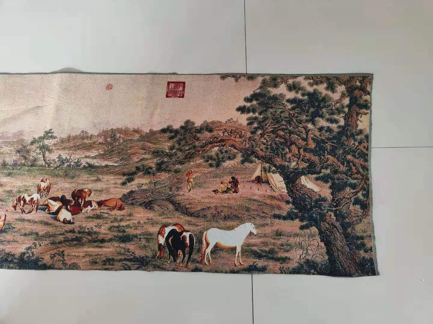 Ricamo in seta folk cinese sup - Embroidery Horse recensione e prezzo